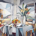 2005-Casa al mare-80x80cm