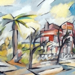 2015 viale Italia, Li 49x130cm